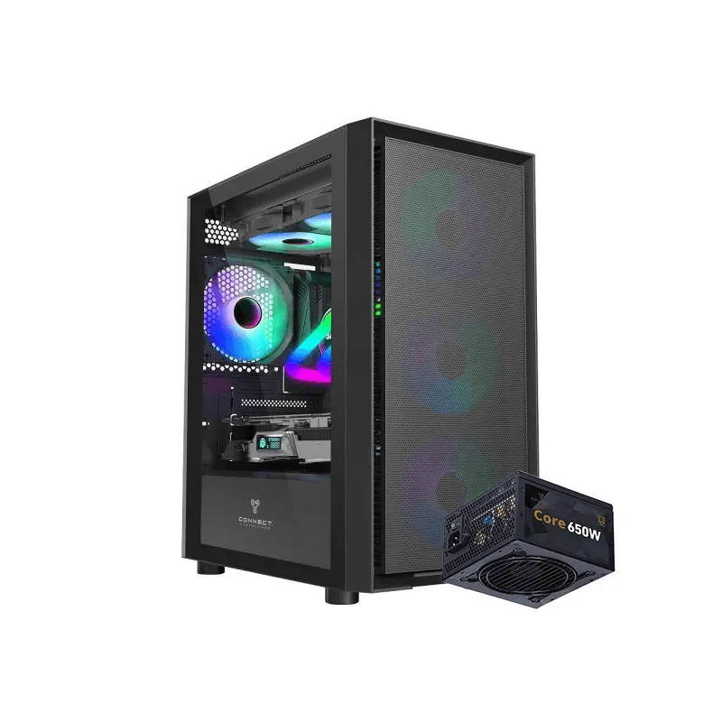 CONNECT AIRBOOST ARGB + PSU 650W