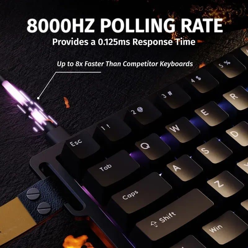 ATTACK SHARK X68 HE Noir (Magnetic Switch) - Image 3