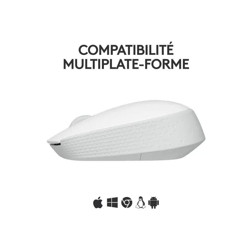 Logitech M171 Wireless Mouse Blanc - Image 3