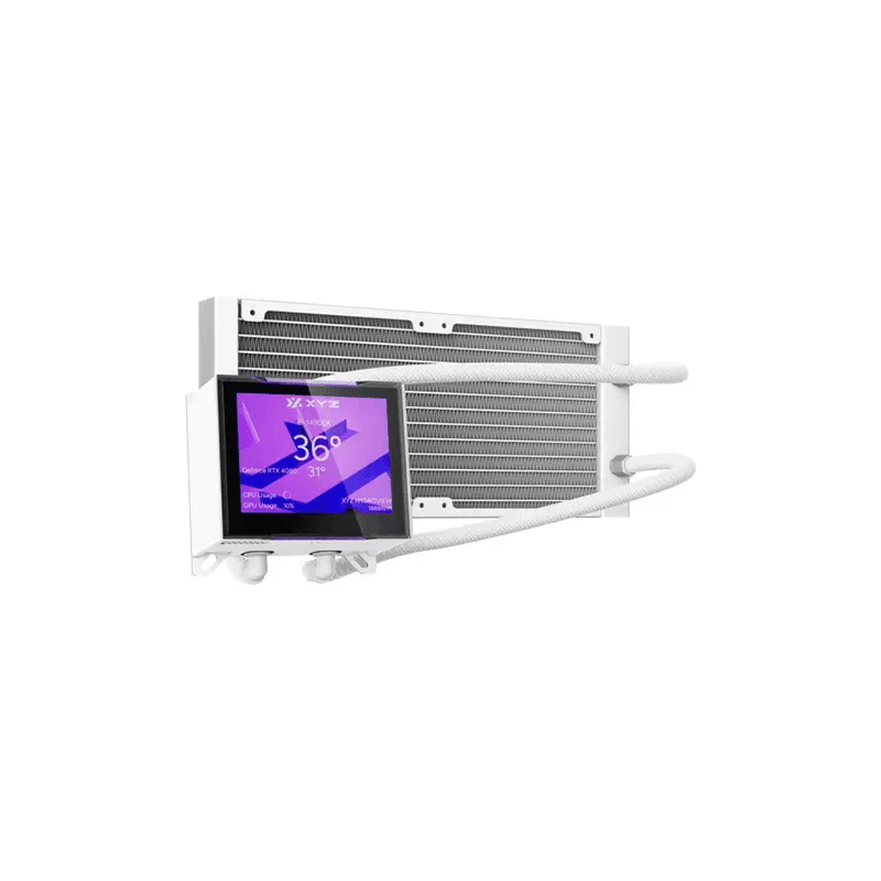 XYZ HYDROVIEW 240 AIO RGB Blanc - Image 3