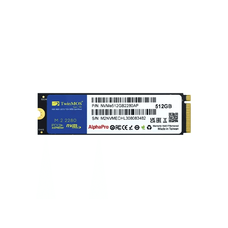TwinMOS ALPHAPRO 512GB SSD NVMe M.2 2280 - Image 1