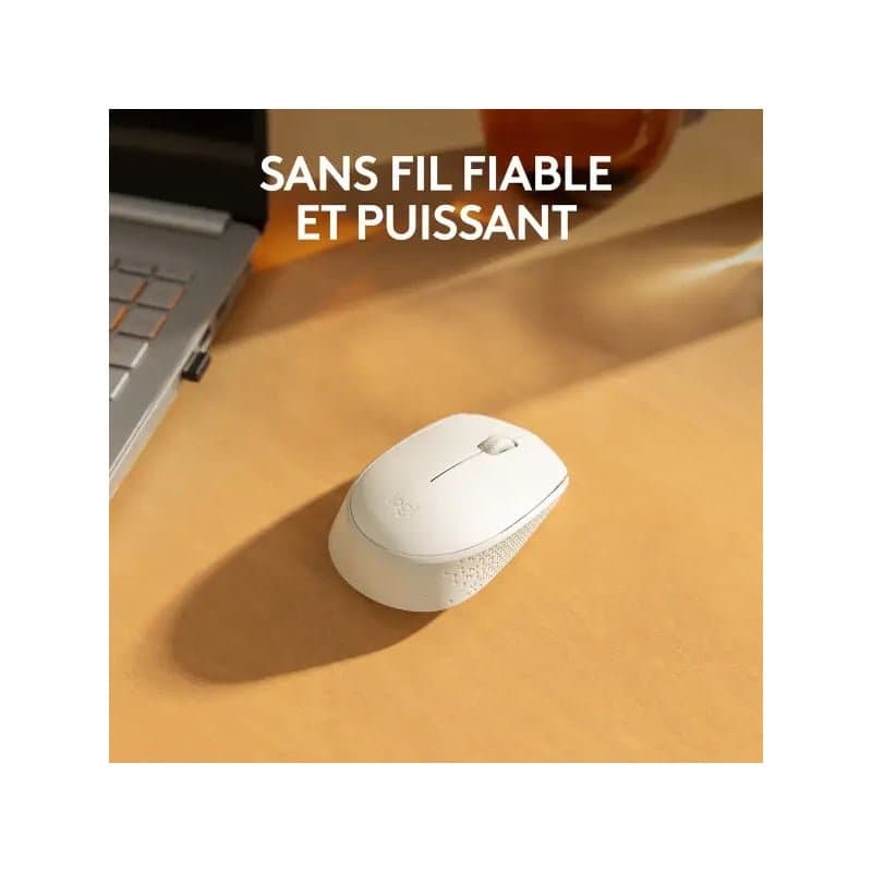 Logitech M171 Wireless Mouse Blanc - Image 4
