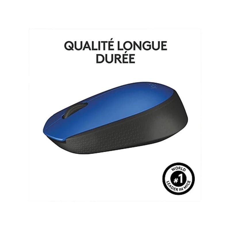 Logitech M171 Wireless Mouse Bleu - Image 3