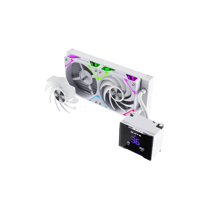 XYZ HYDROTEMP 240 AIO RGB Blanc - Image 2
