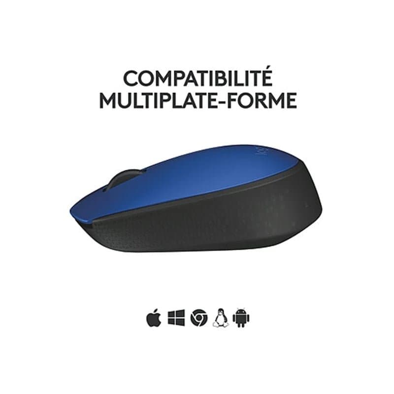 Logitech M171 Wireless Mouse Bleu - Image 2