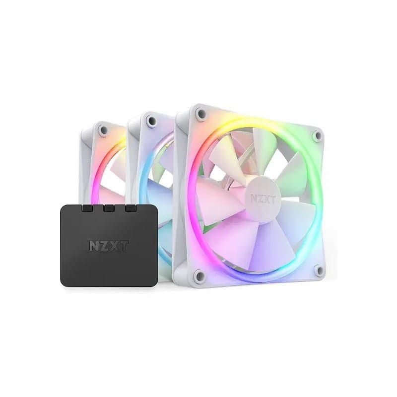 NZXT F120 RGB Triple Pack White