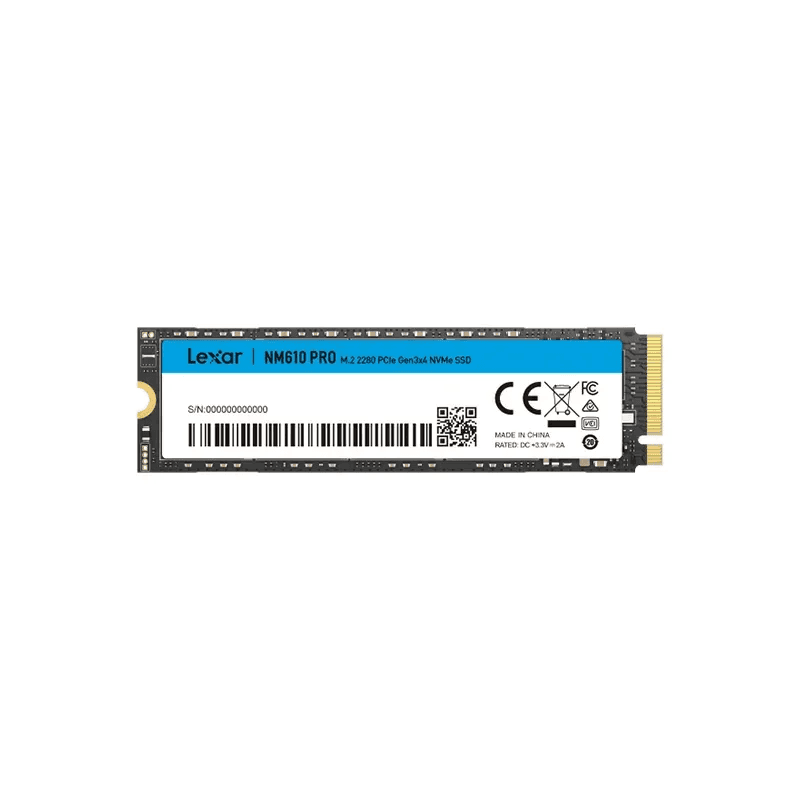 LEXAR NM610 PRO 500GB SSD NVME M.2 PCIe Gen3x4
