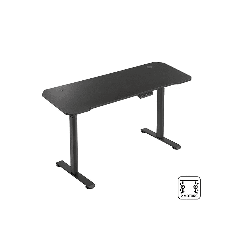 NOVA T020 SHELF + NOVA TABLETOP Noir 120x60cm