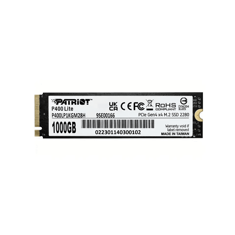 PATRIOT P400 LITE 1TB SSD M.2 PCIe Gen 4x4