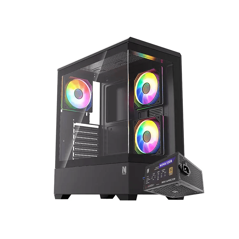 NOVA OMEGA Noir + NOVA 550W BRONZE 80+